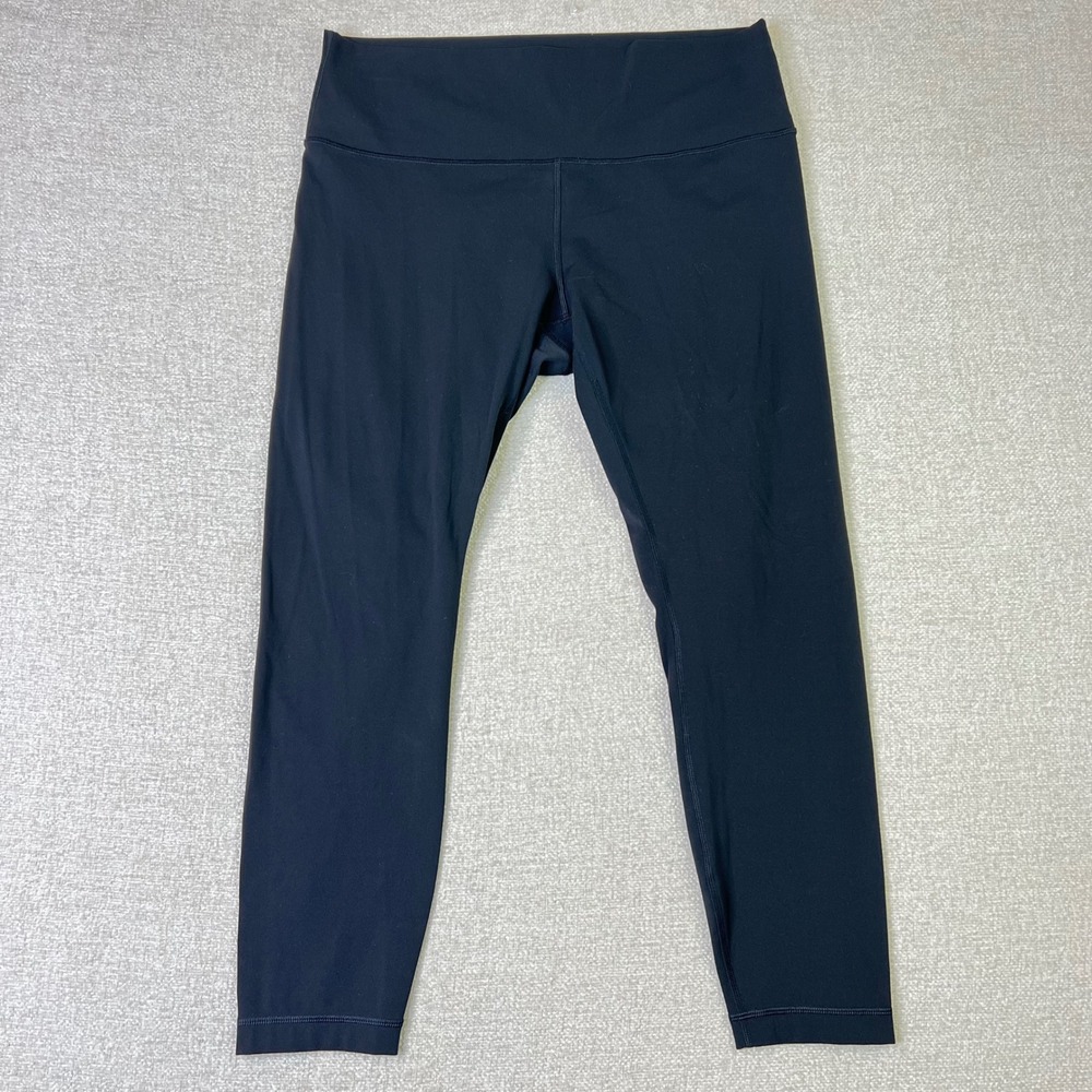Lululemon Wunder Under High-Rise 25" Full-On Luxtreme Black Leggings Size 12